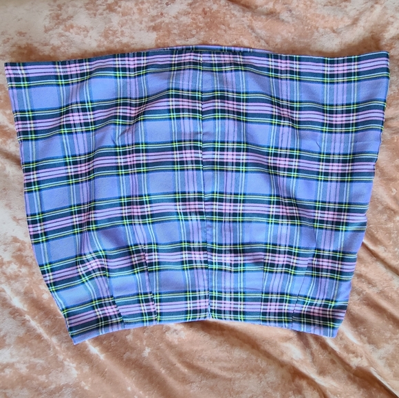 Tartan Pleated Skirt! 1XL ☆ - Picture 2 of 4